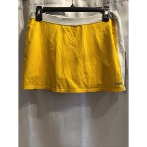 Reebok Skort Women's L Yellow Athletic Skort Golf Tennis Pickleball